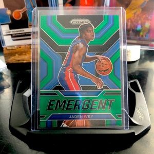 Jaden Ivey rookie green prizm basketball card